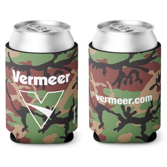 Vermeer Camo Koozie Can Stubby Cooler