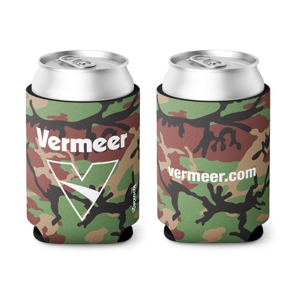 Vermeer Camo Koozie Can Stubby Cooler
