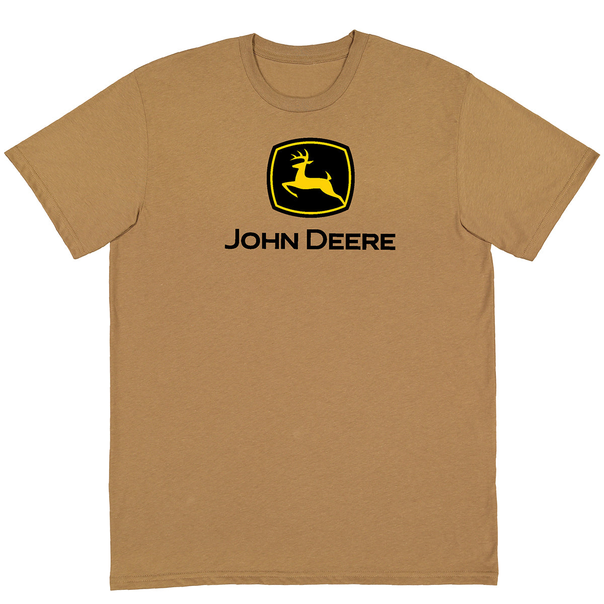 John Deere Men's Brown Construction Logo Tee - RDO Equipment