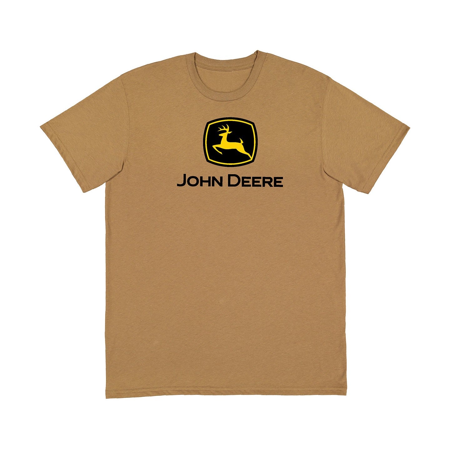 John Deere Men's Brown Construction Logo Tee - RDO Equipment