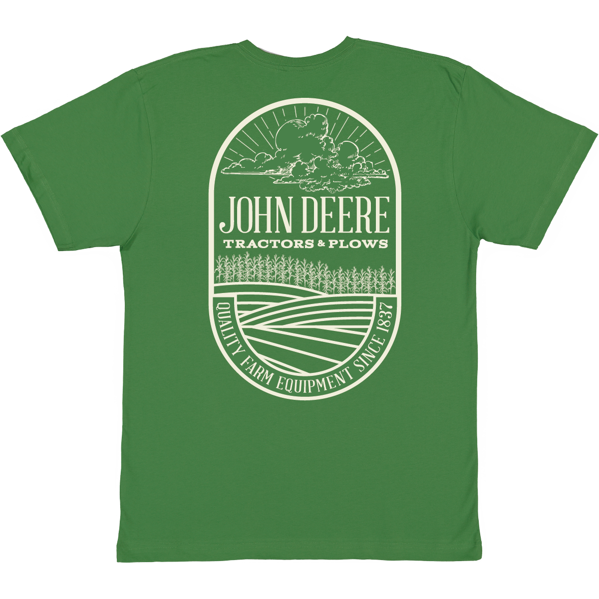 John Deere Men's Green Field Tee - RDO Equipment