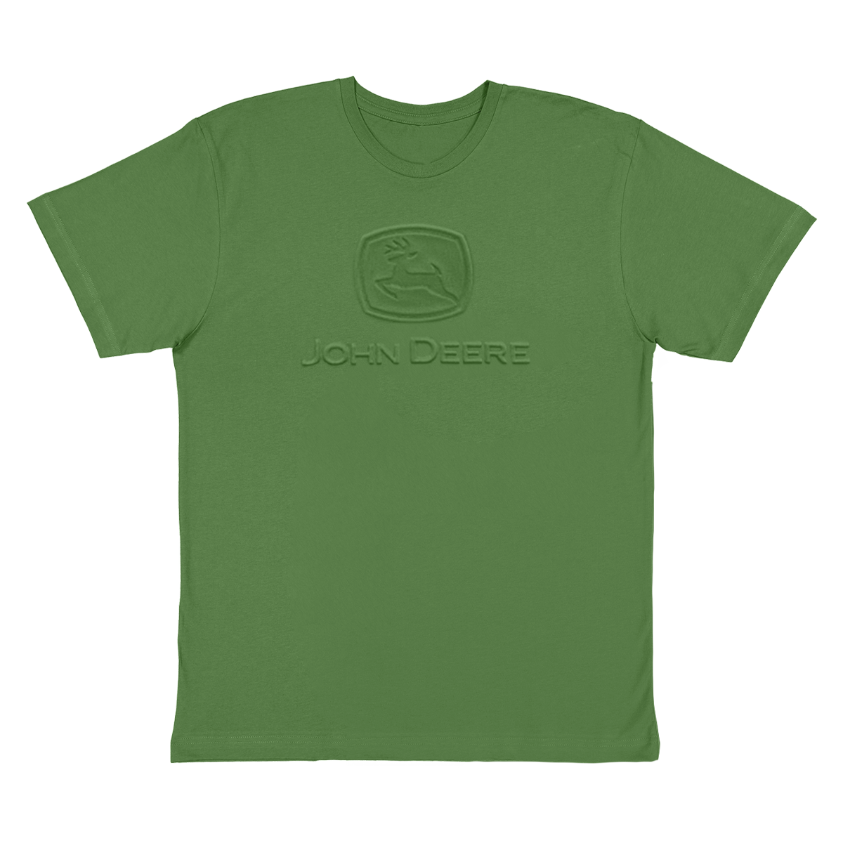 John Deere Men's Green Embossed Logo Tee - RDO Equipment