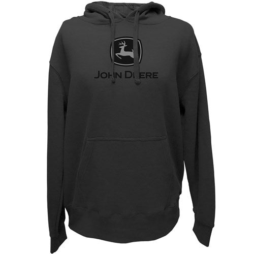 John Deere Charcoal Fleece Men's Hoodie