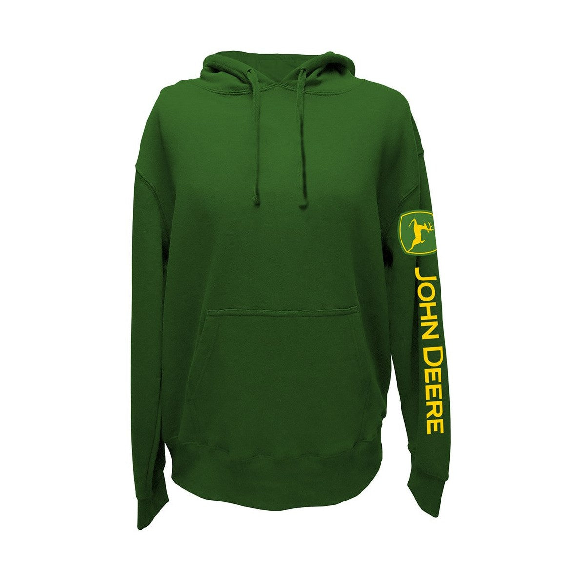 John Deere Men’s Green Sleeve Logo Hoodie