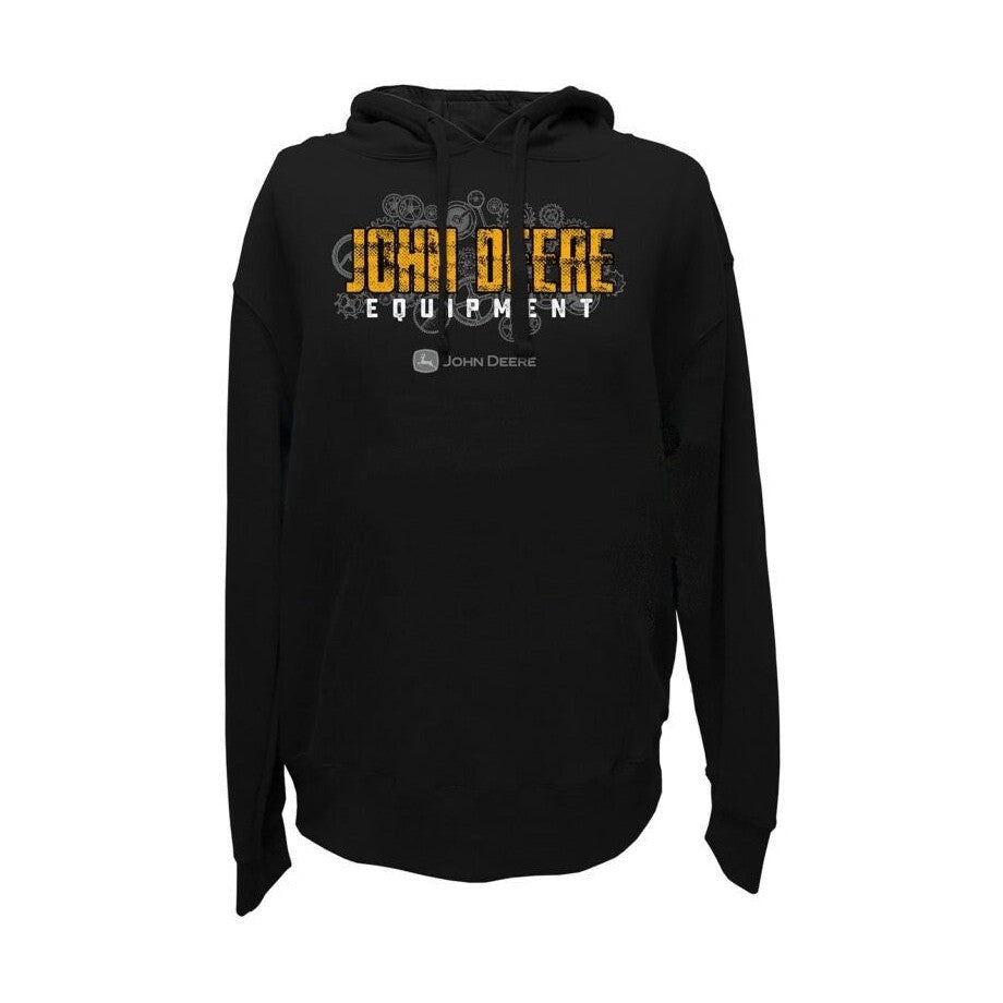 John Deere Men’s Black Equipment Graphic Hoodie