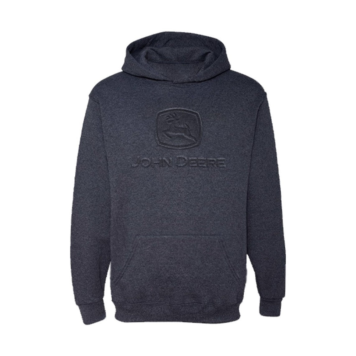 John Deere Men's Navy Embossed Logo Fleece Hoodie