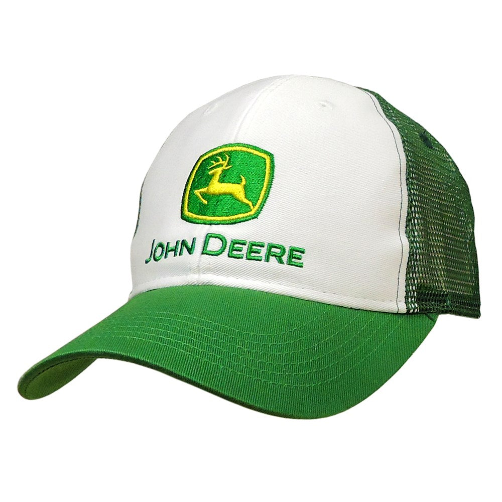 John Deere Green & White Trucker Cap - RDO Equipment