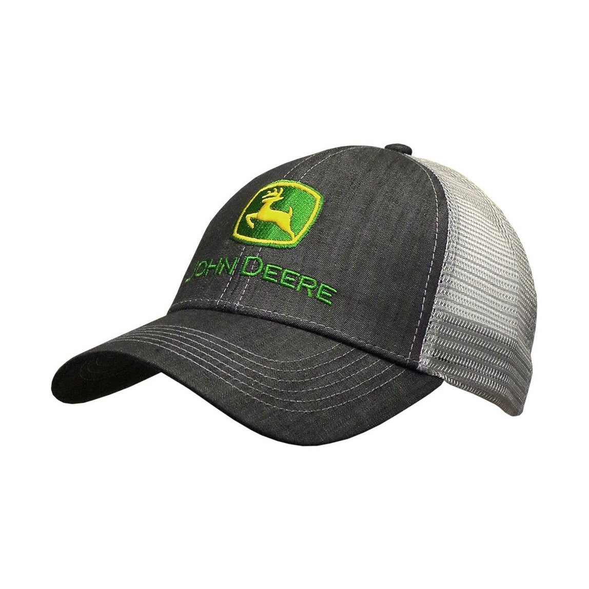 John Deere Charcoal Twill Trucker Cap - RDO Equipment