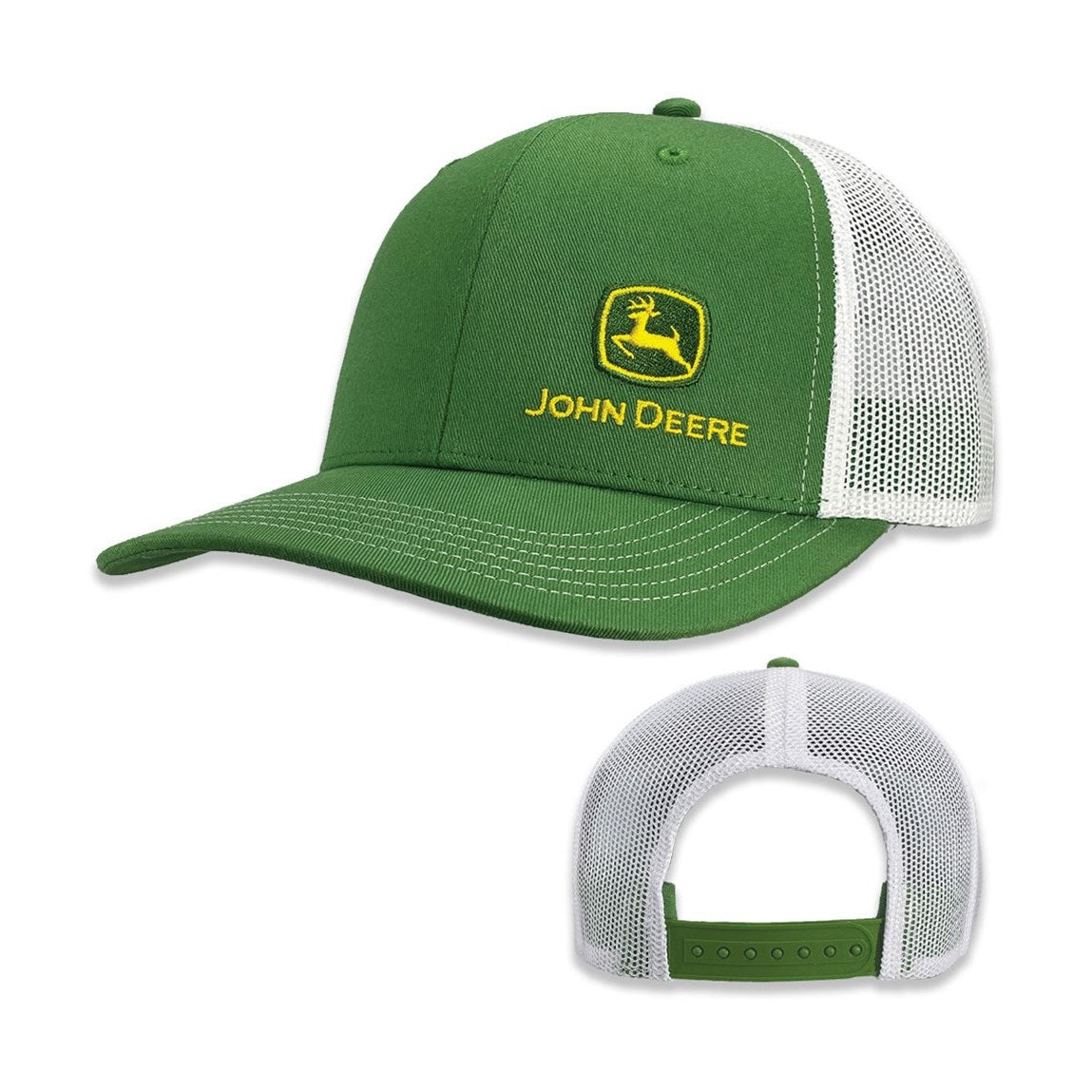 John Deere Green/White Mesh Moline 112 Cap
