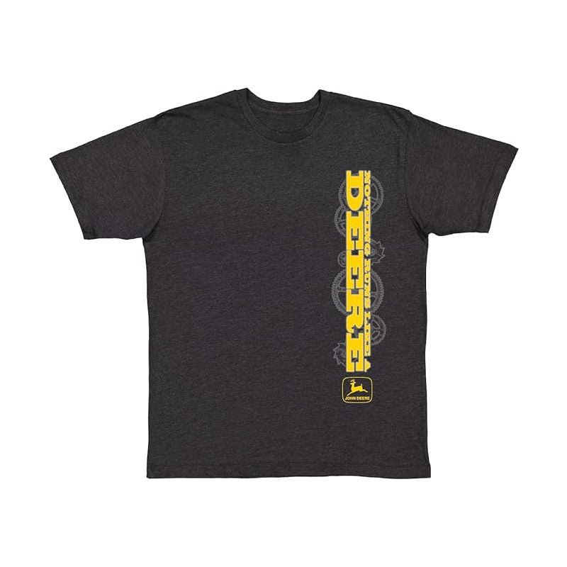 John Deere Men's Black NRLAD Gears Tee