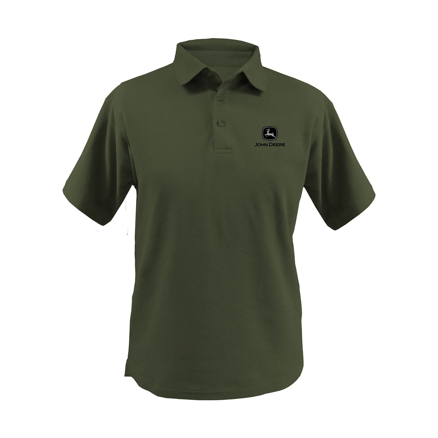 John Deere Men's Olive Polo Tee - RDO Equipment
