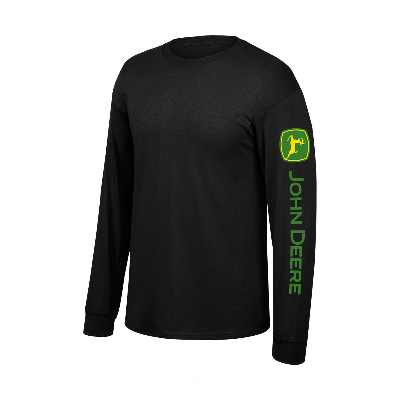 John Deere Men's Black Long Sleeve Tee - RDO Equipment