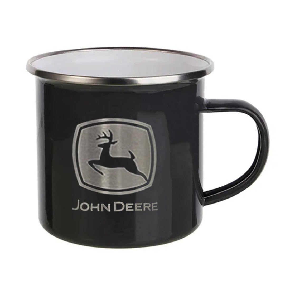 John Deere Enamel Metal Cup