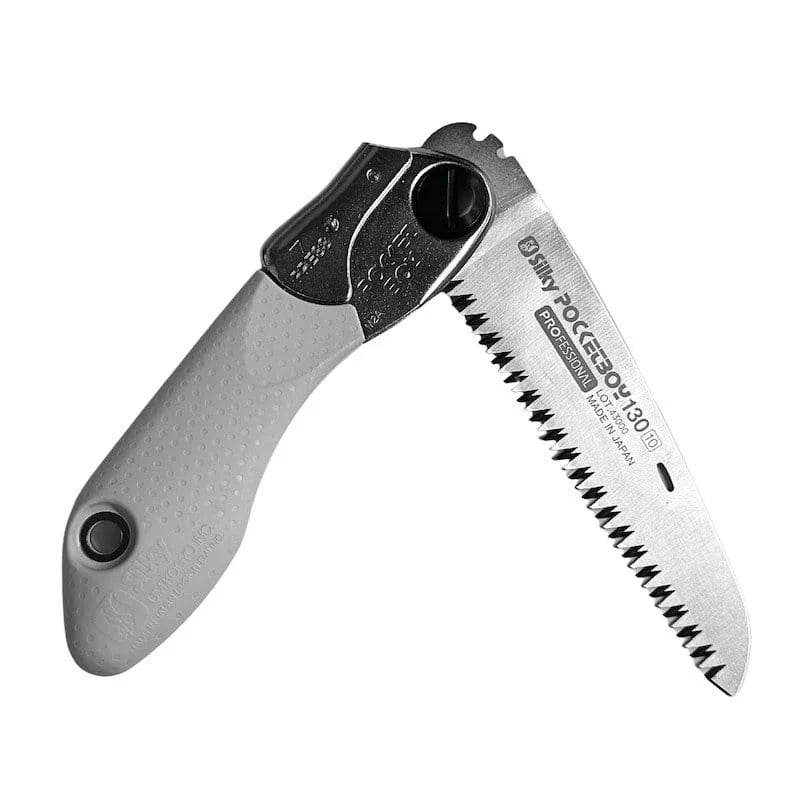 Silky PocketBoy 130mm Medium Tooth Folding Pruning Saw - LIMITED EDITION WHITE