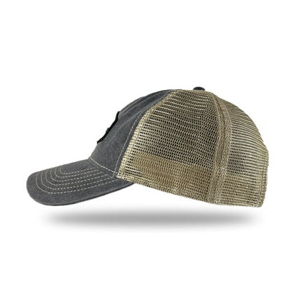 Vermeer Low Profile Twill Grey Mesh Cap