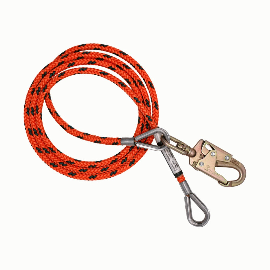 Yale Maxi-Flip 1/2in Wirecore Flipline w/ Swivel Steel Snap 12ft