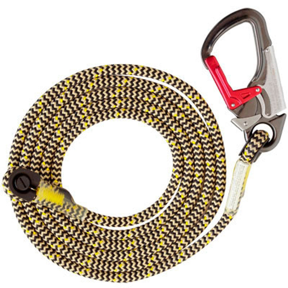 Rope Logic 10ft BeeLine Work Positioning Lanyard with ISC Snap