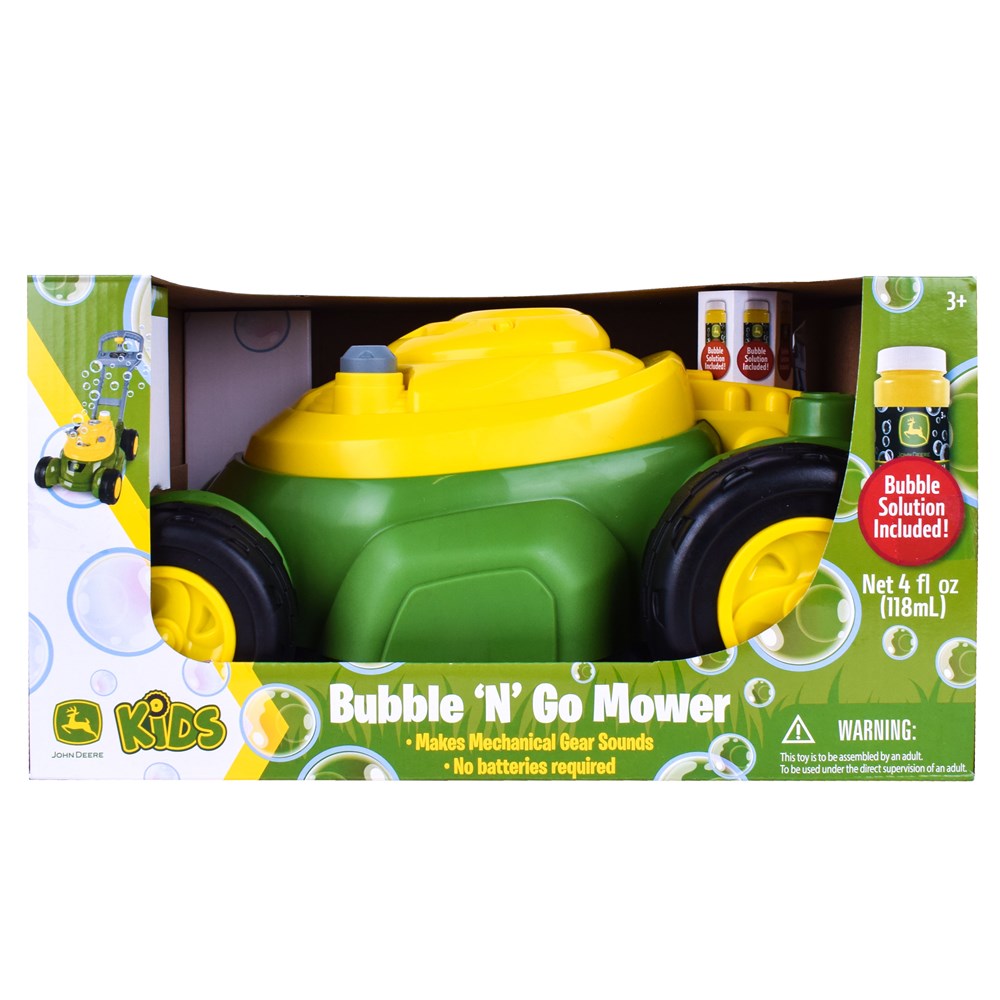 John Deere Bubble 'N' Go Mower Combo Toy