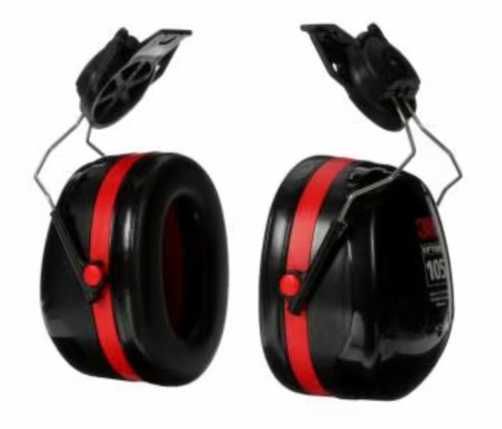 3M Helmet Mounted Peltor Optime 105 dBA Hearing Protection Ear Muffs