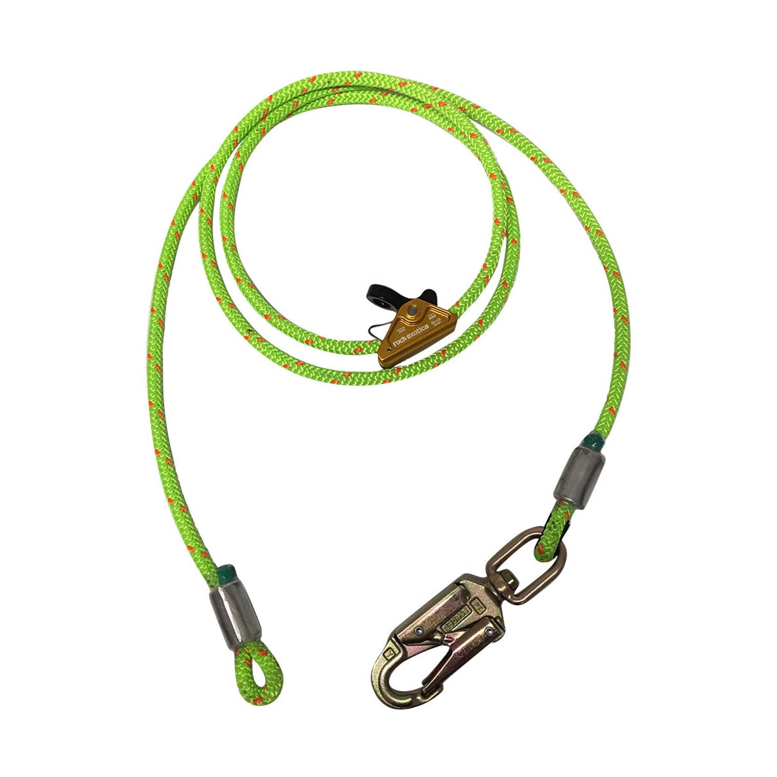 Rope Logic 1/2in Wirecore Flipline w/ RockGrab 10ft