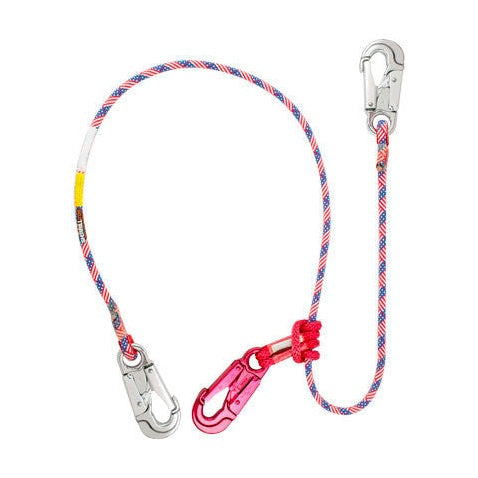 Rope Logic Star Spangled 2-in-1 Work Positioning Lanyard with Snaps