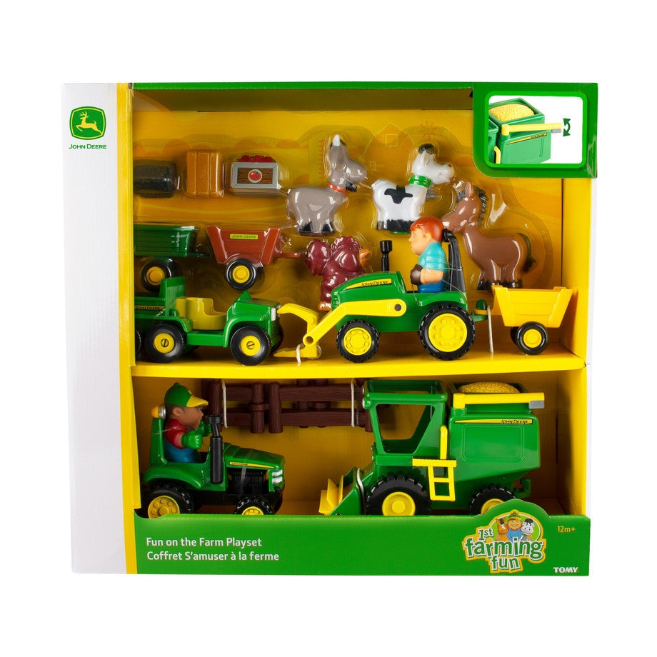 John Deere 20-Piece 1st Farming Fun – Fun on the Farm Playset Toy - RDO Equipment