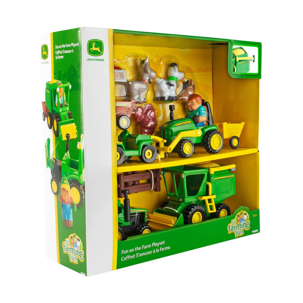 John Deere 20-Piece 1st Farming Fun – Fun on the Farm Playset Toy - RDO Equipment
