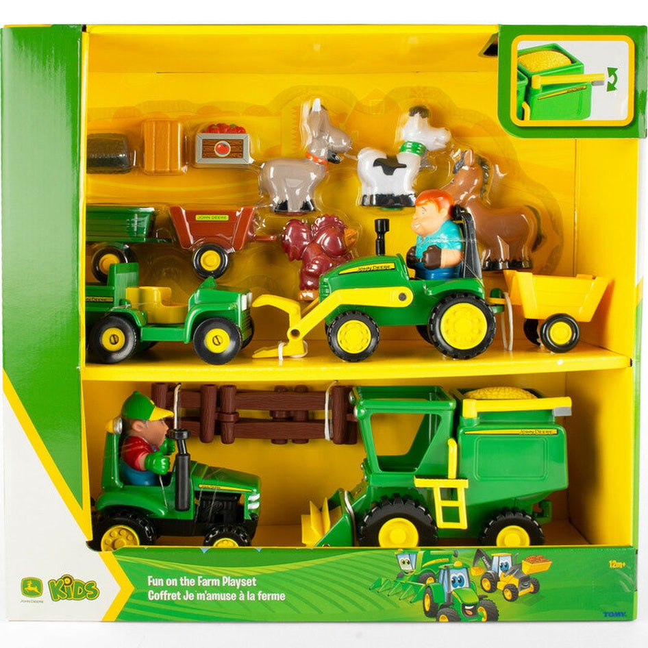 John Deere 20-Piece 1st Farming Fun – Fun on the Farm Playset Toy - RDO Equipment