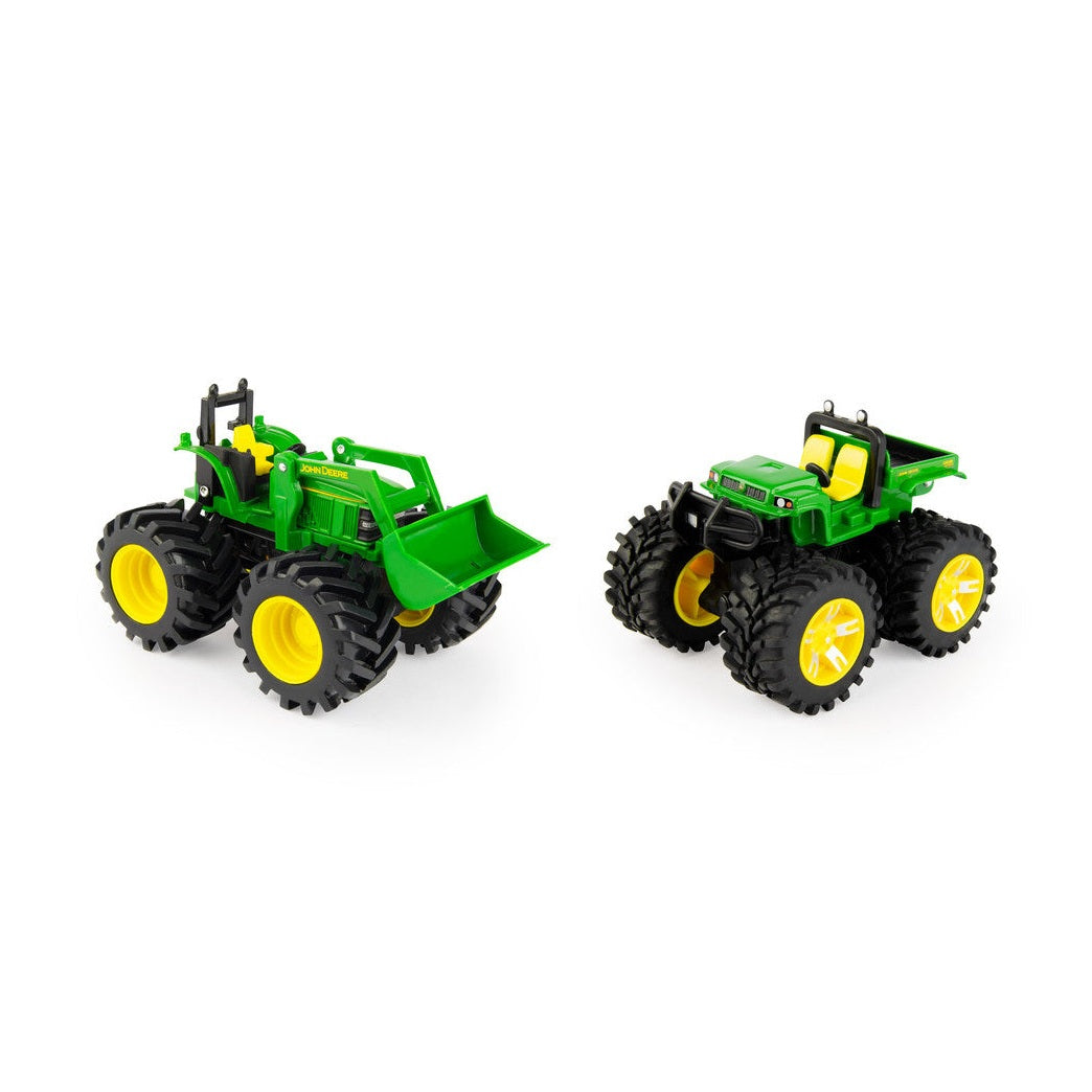 John Deere 12cm Monster Treads 2 Pack Toys - RDO Equpment