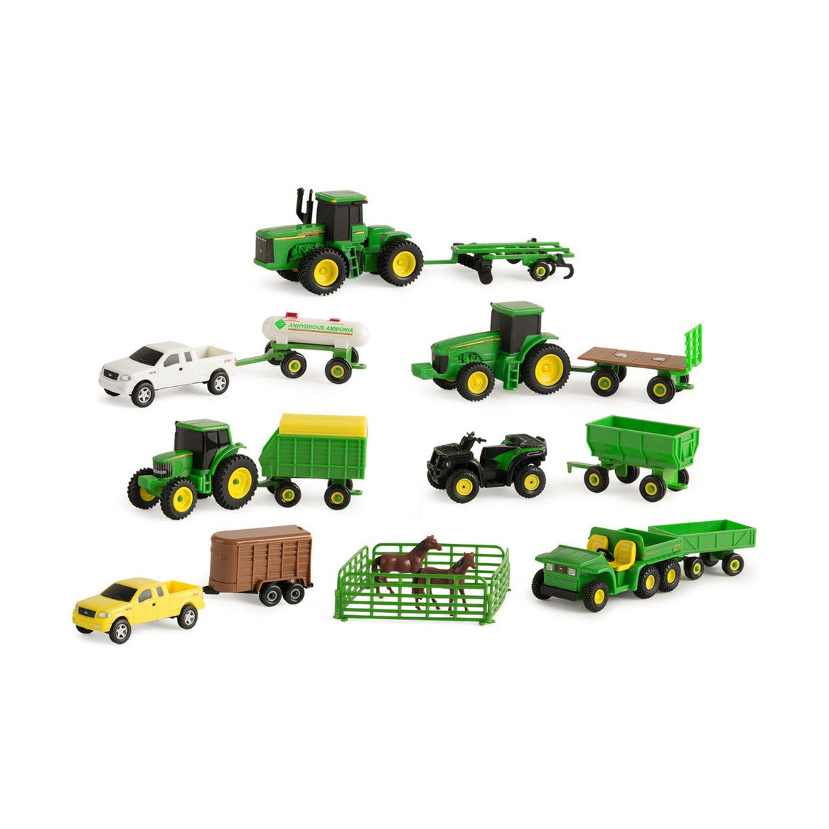 1:64 John Deere Kids 20 Piece Vehicle Value Set
