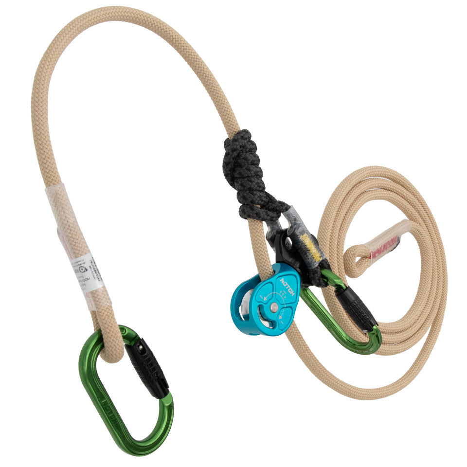 Notch 15ft TriTech Work Positioning Lanyard with Rook Pulley