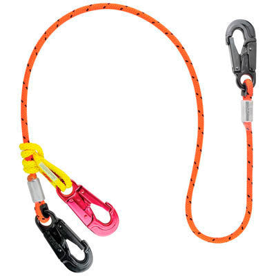 Rope Logic 1/2inch Wirecore 2-in-1 10ft Lanyard with Aluminium Snaps