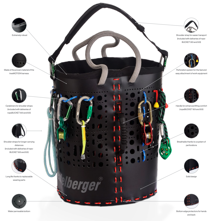Teufelberger RopeBUCKET 50L Rope Storage Bag