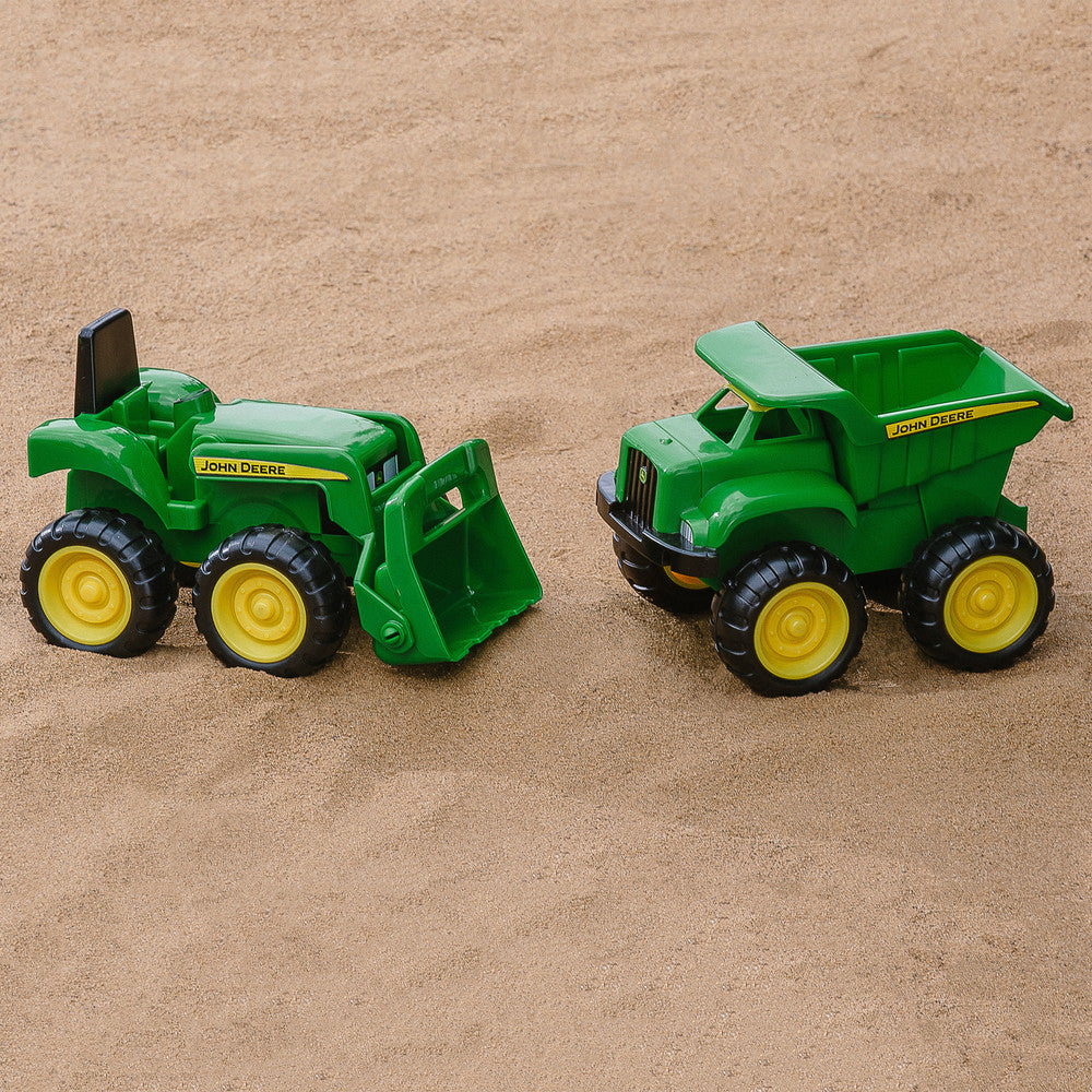 John Deere 15cm Sandpit Vehicle 2 Piece Toy Set
