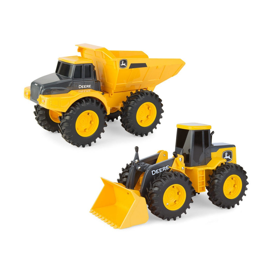 John Deere 28cm Dump Truck & Wheel Loader Toy Pack - RDO Equipment
