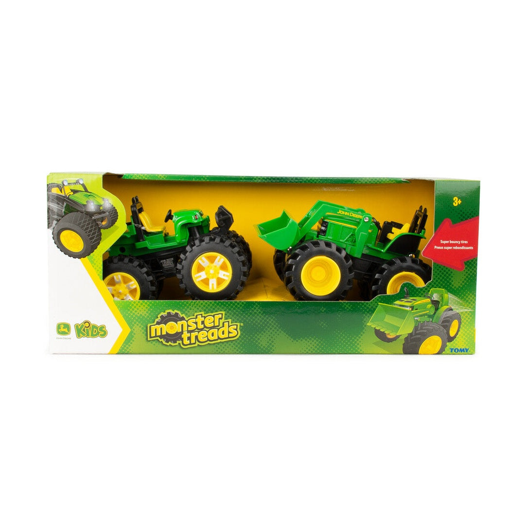 John Deere 12cm Monster Treads 2 Pack Toys - RDO Equpment