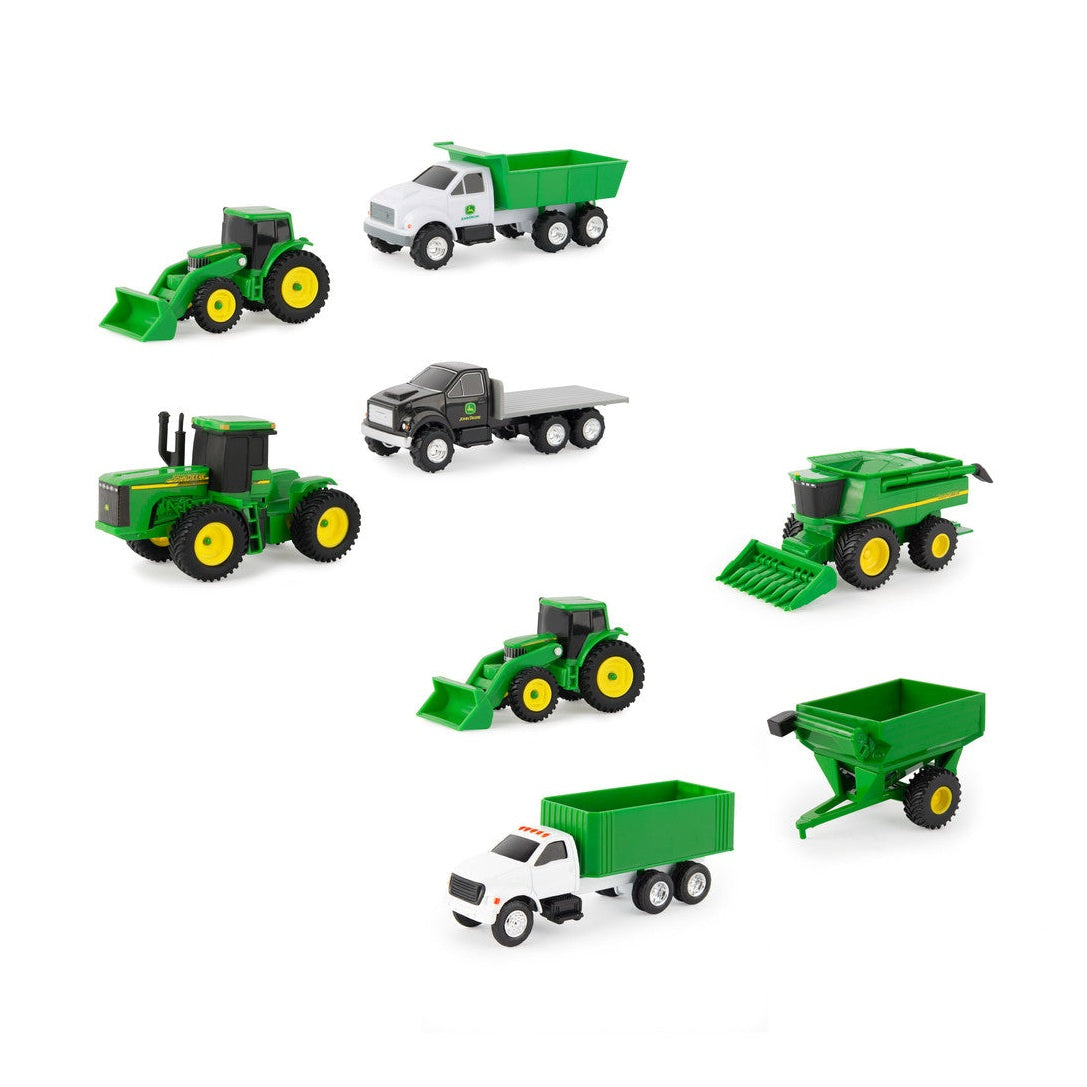 John Deere Kids 4 Piece Toy Vehicle Gift Set Assortment