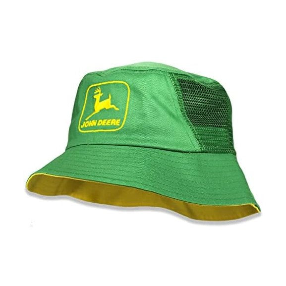 John Deere Brown 2 Tone Green Bucket Hat