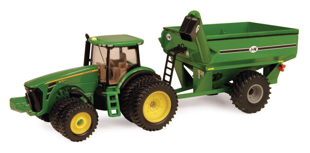 1:64 John Deere 8320R Tractor with Grain Cart Replica Toy
