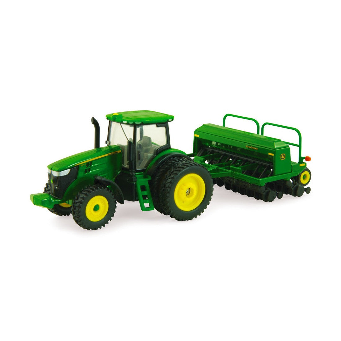 1:64 John Deere 7215R Tractor with Grain Drill Replica Toy