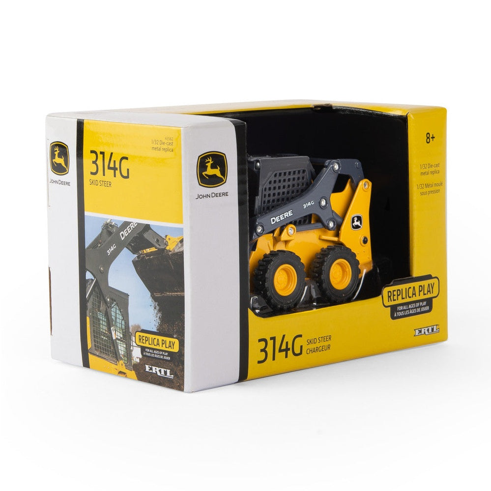1:32 John Deere 314G Skid Steer Replica Toy