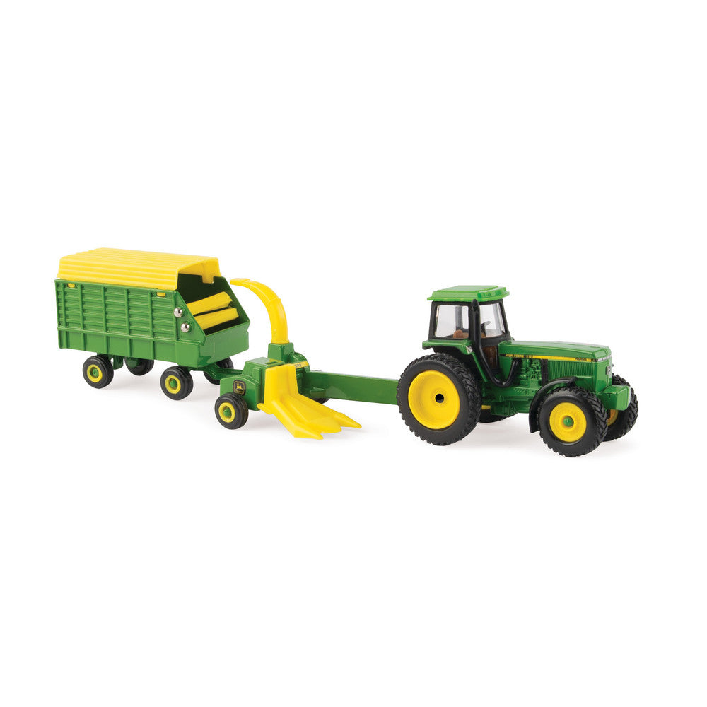 1:64 John Deere 4960 with Pull Type Forage Harvester & Wagon Replica Toy