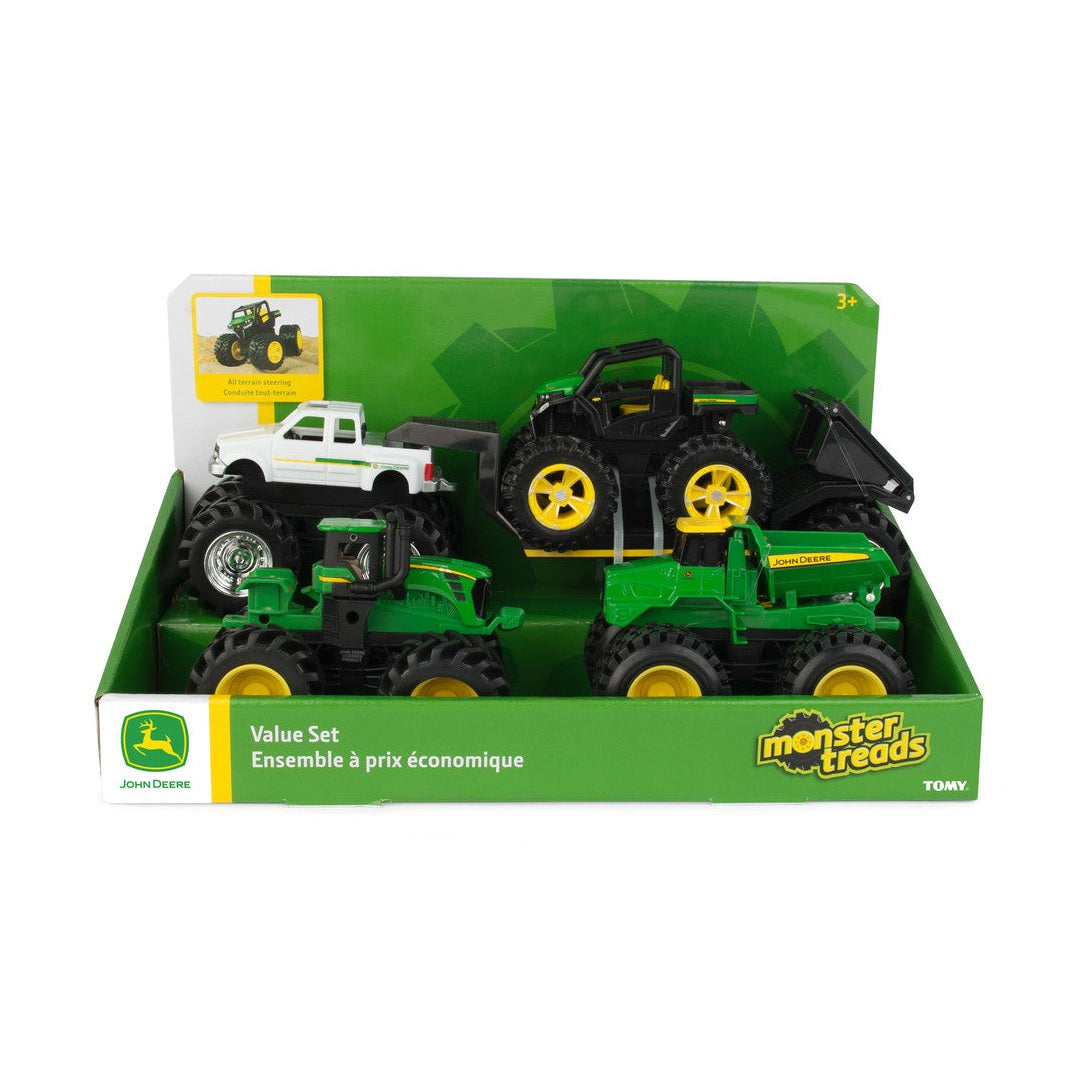 John Deere Monster Treads 12cm 5 Piece Vehicle Value Pack - RDO Equipment