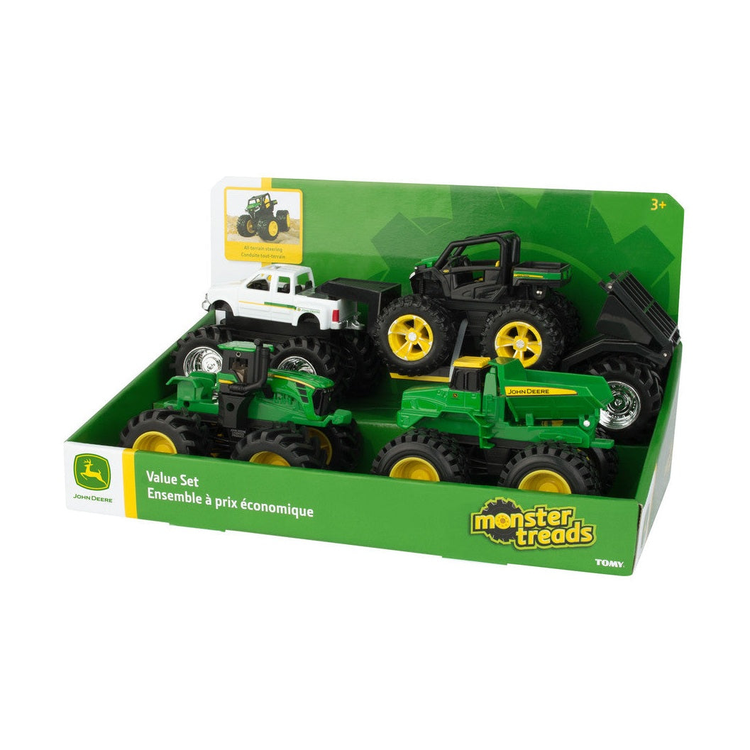 John Deere Monster Treads 12cm 5 Piece Vehicle Value Pack - RDO Equipment