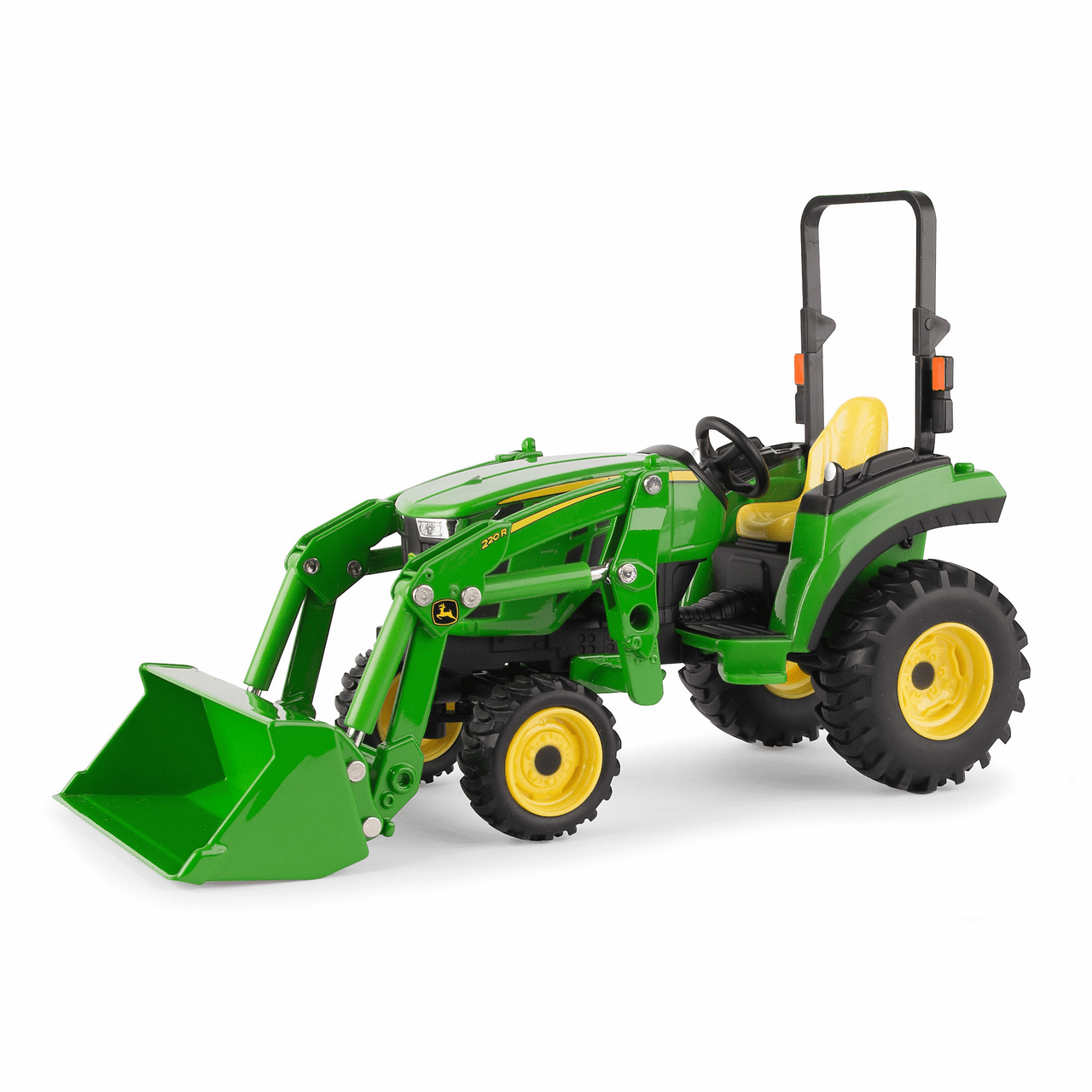 1:16 John Deere 2038R Tractor with Loader Replica Toy