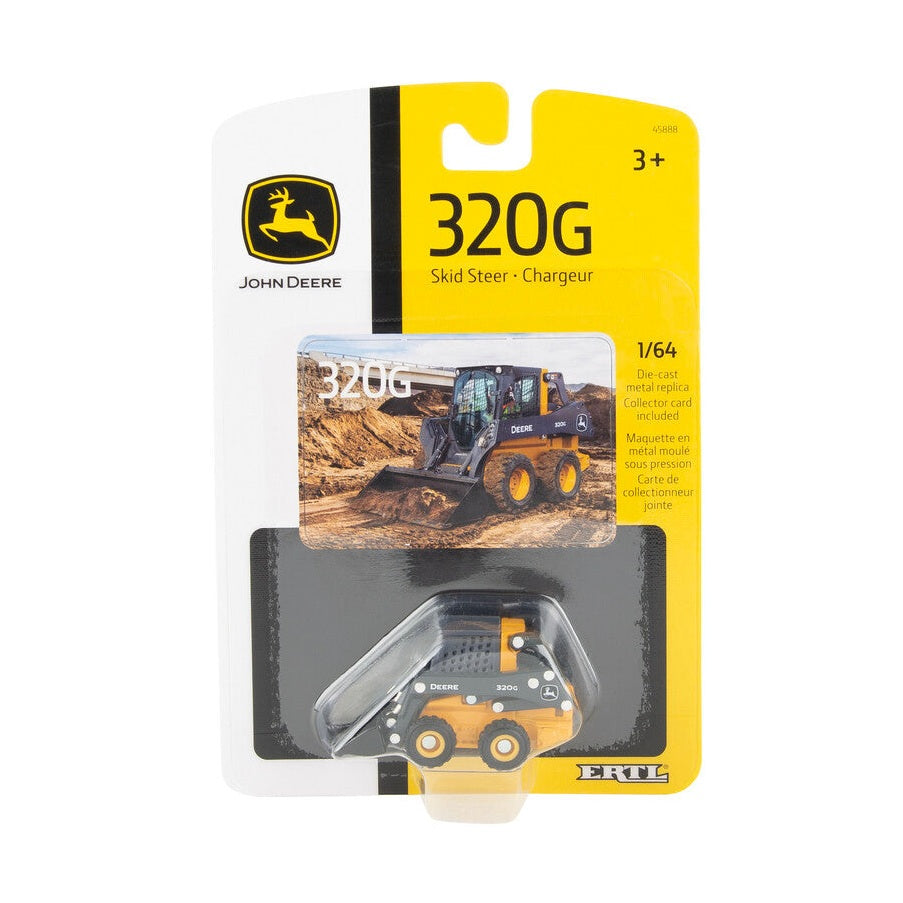 1:64 John Deere 320G Skid Steer Replica Play Toy