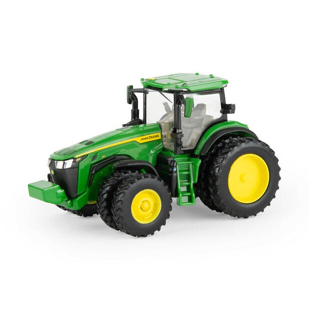 1:64 John Deere 8R Tractor 3 Piece Prestige Collectors Replica Toy Set
