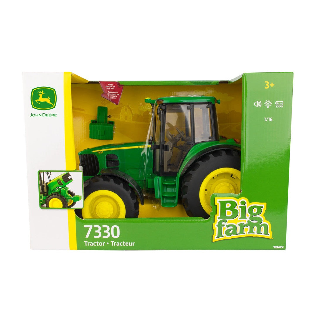 1:16 John Deere Big Farm 7330 Tractor Replica Toy