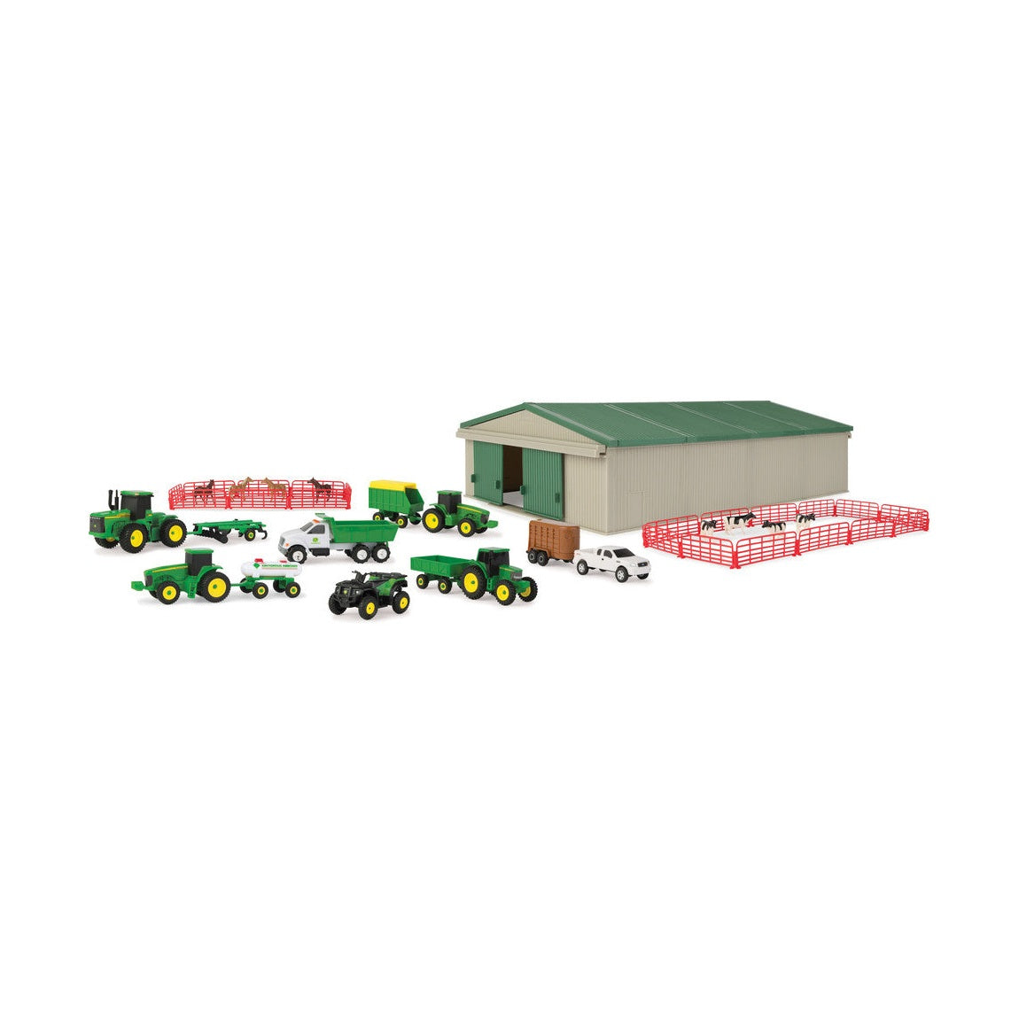 John Deere 70-Piece Mini Toy Vehicle Value Set