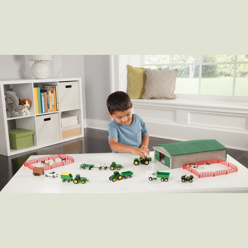 John Deere 70-Piece Mini Toy Vehicle Value Set